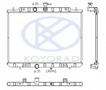 X-TRAIL РАДИАТОР ОХЛАЖДЕН 2 MT (KOYO) NISSAN X-TRAIL (3/07-) по цене 5 060 руб.